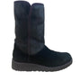 UGG Women’s Black Suede Mid-Calf Slip-On Winter Boots Size 8.5