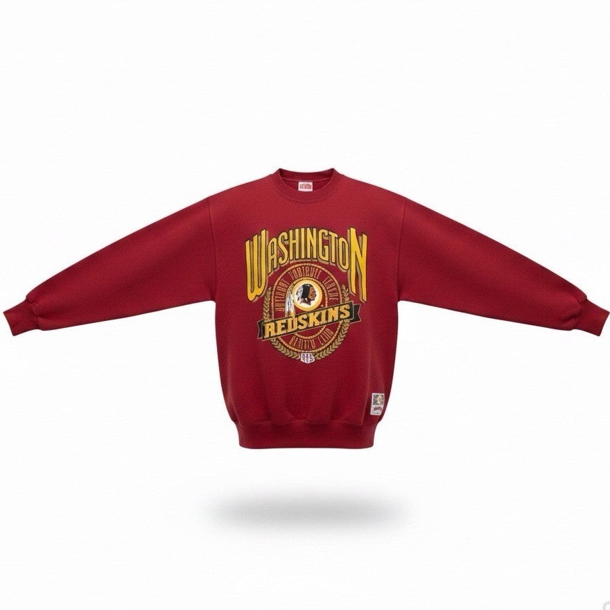 Nutmeg Mills Mens Red Washington Redskins Crewneck Sweatshirt Size M