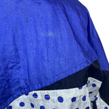 Ellesse Womens Blue Polka Dot Tracksuit Set Nylon Polyester Cotton Size 3