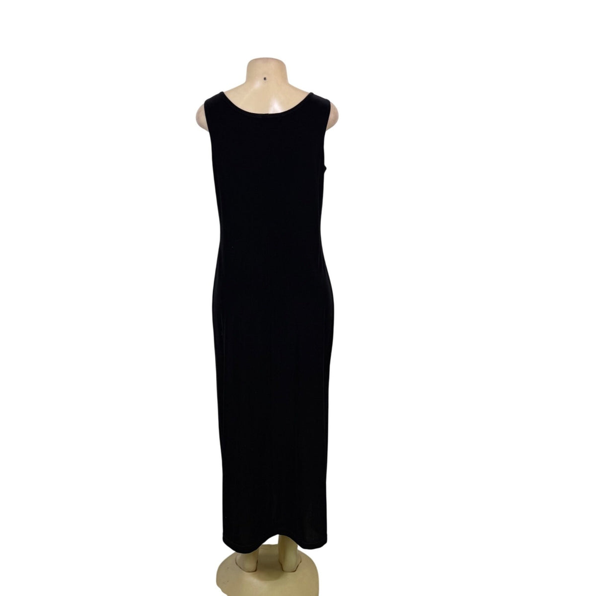 Carol Anderson Womens Black Velvet Sleeveless Maxi Dress Size M