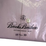 Brooks Brothers Mens Pink Non-Iron 100% Cotton Dress Shirt Sz 15 1/2-33