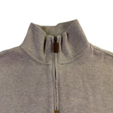 Polo Ralph Lauren Mens Beige Cotton 1/4 Zip Pullover Sweater Size S