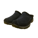 Easy Spirit Women’s Blue Suede Faux Fur Slip-On Mule Clogs Size 8.5M