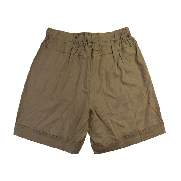 Fashion Clothing Womens Tan Drawstring Casual Shorts Size Large
