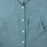 Alex Kids Khaki Long Sleeve Button-Down Shirt Size 122 For 6-7 Yrs New