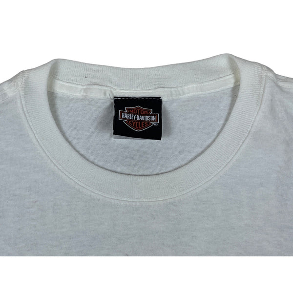 White Harley Davidson Men’s Rolling Thunder XXIX (2016) POW MIA T Shirt  Sz M
