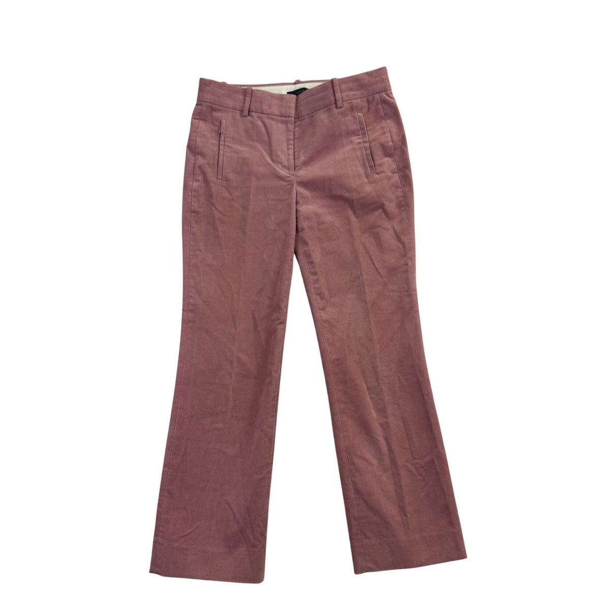 J.Crew Womens Pink Classic Fit Trousers Stretch Fabric Office Wear Size 0