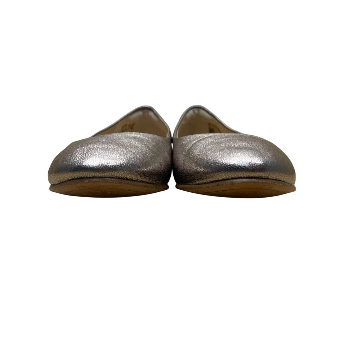 Clarks Women’s Metallic Bronze Leather Cushioned Insole Ballet Flats Size 8