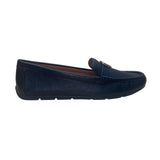 Coach Women’s Black Leather Mona Driver Loafers Casual Slip-On Shoes Sz US9.5B
