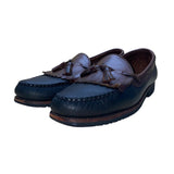 Allen Edmonds Men’s Brown & Black Leather Tassel Slip-On Nashua Loafers Size 13