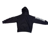 Rockstar Original Mens Black Graphic Hoodie With Bold Skull Design Sz M