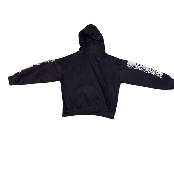 Rockstar Original Mens Black Graphic Hoodie With Bold Skull Design Sz M
