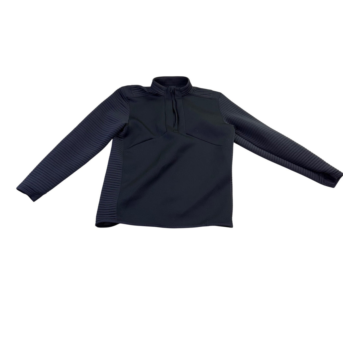 Under Armour Mens Black Long Sleeve ColdGear Golf Mock Neck Sweatshirt Size L
