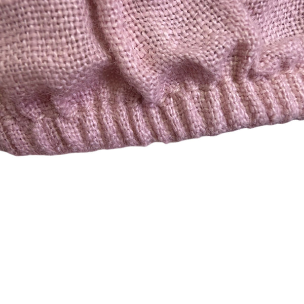 Bellacabrì Women’s Purple Linen Puff Sleeve Elastic Hem Top Size M