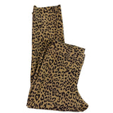 Banana Republic Womens Beige Animal Print Camden Pants Cotton Blend Size 10