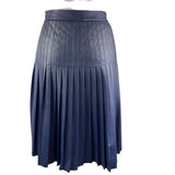 Rebecca Taylor Womens Blue Polyester Pleated Skirt  Sz 2