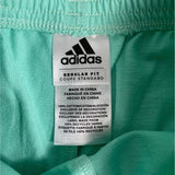 Adidas Youth Girl's Teal Shorts Sz 6x - NWT