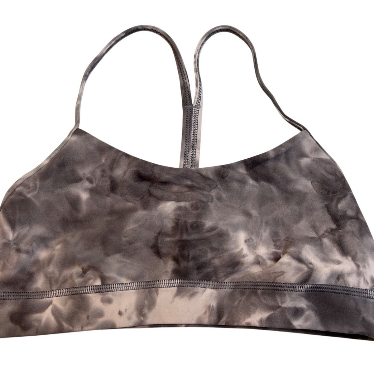 Lululemon Womens Tie-Dye Sports Bra & Leggings Set High-Waisted Stretchy Sz 2