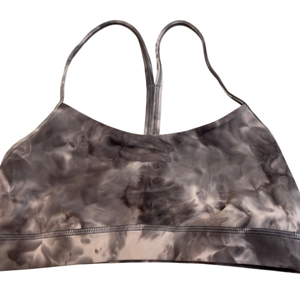 Lululemon Womens Tie-Dye Sports Bra & Leggings Set High-Waisted Stretchy Sz 2