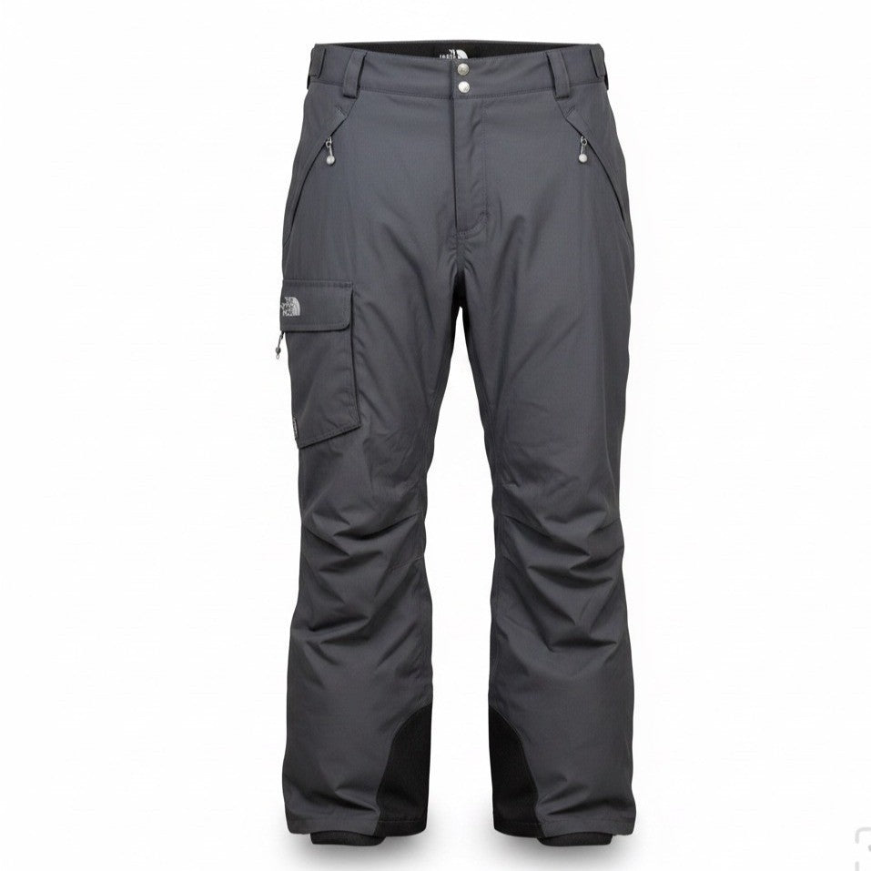 The North Face Mens Gray Snow Pants Water-Resistant Pockets Full Length Sz XXL