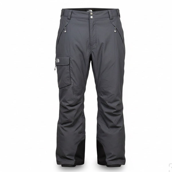 The North Face Mens Gray Snow Pants Water-Resistant Pockets Full Length Sz XXL