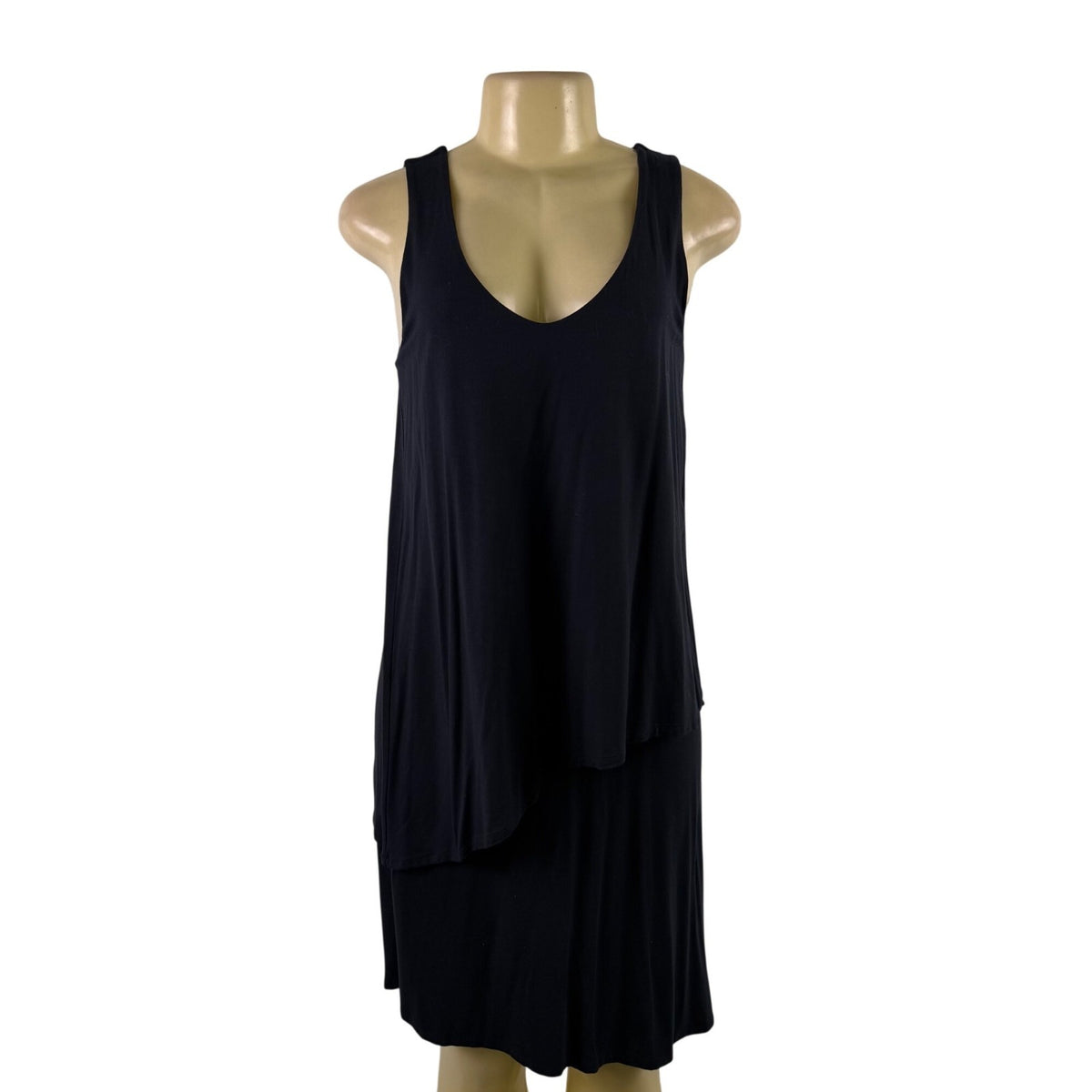 Lilla  P Women’s Navy Blue Dress & Striped Blazer Set Versatile Style Size S