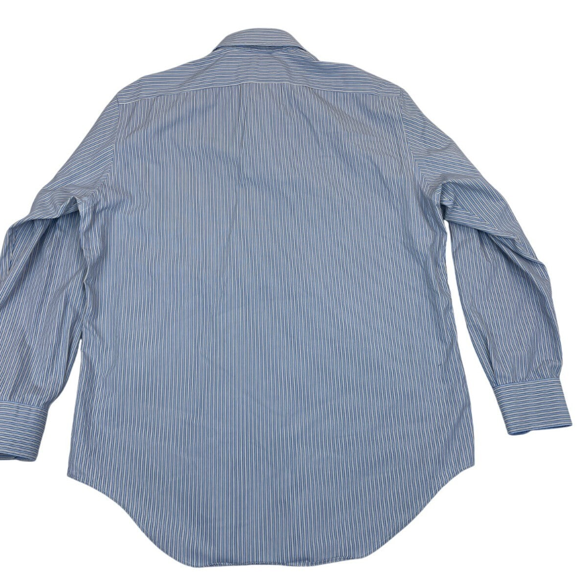 Ralph Lauren Mens Classic Fit Blue & White Striped Dress Shirt Sz 15.5 (32/33)
