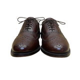 Allen Edmonds Men’s Brown Leather Lace-Up Wingtip Chester Dress Shoes Size 10.5