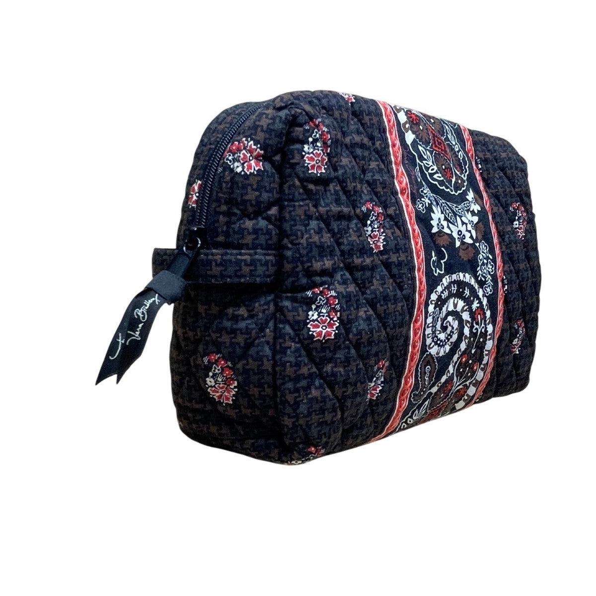 Vera Bradley Women’s Brown Quilted Paisley Fabric Carry-On Travel Duffel Bag