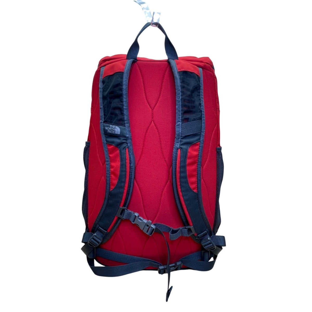 The North Face Unisex Red & Gray Nylon Multiple Compartments Sweeper Backpack