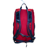 The North Face Unisex Red & Gray Nylon Multiple Compartments Sweeper Backpack