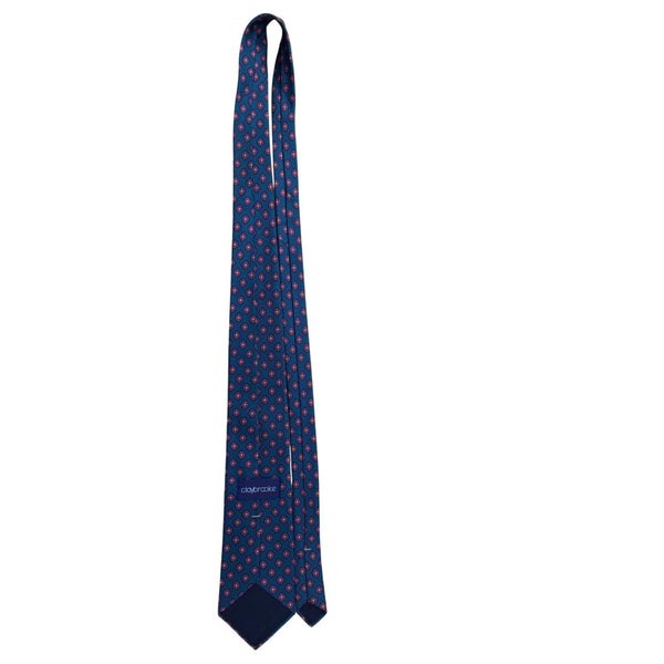 Claybrooke Mens Teal Multicolor Silk Patterned Tie