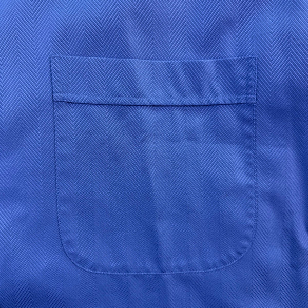 John W. Nordstrom Mens Blue Wrinkle-Free Button-Up Shirt Smartcare Size XXL