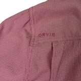 Orvis Mens Red Short Sleeve Button-Up Performance Shirt Size XL