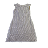 Jessica Howard Womens Beige Polyester Sleeveless A-Line Dress Geometric Size 12