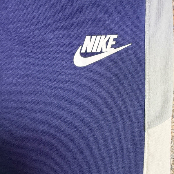 Nike Mens Blue Cotton Blend Jogger Pants Slim Fit Activewear Size L
