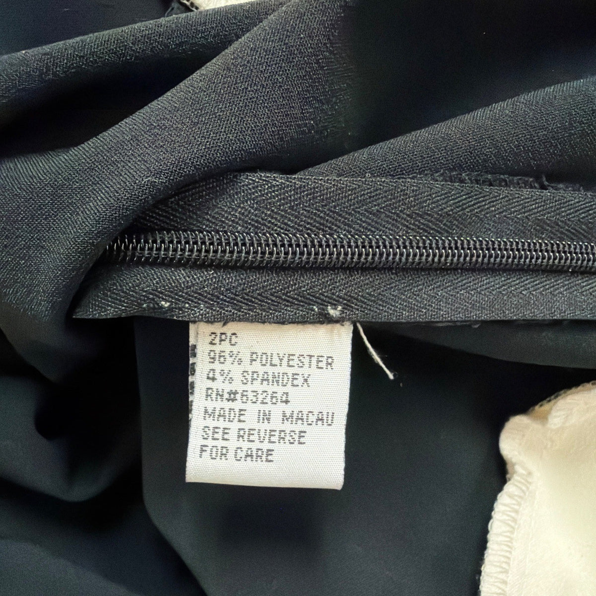 Dressbarn Womens Black & White Sleeveless Button-Shoulder Top Size 14