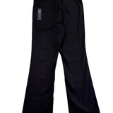 Banana Republic Womens Black Stretch Flare Pants The Sloan Fit Size 12