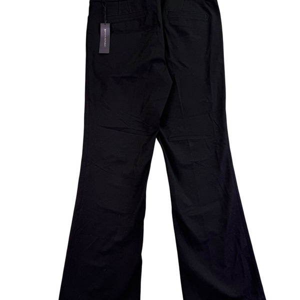 Banana Republic Womens Black Stretch Flare Pants The Sloan Fit Size 12