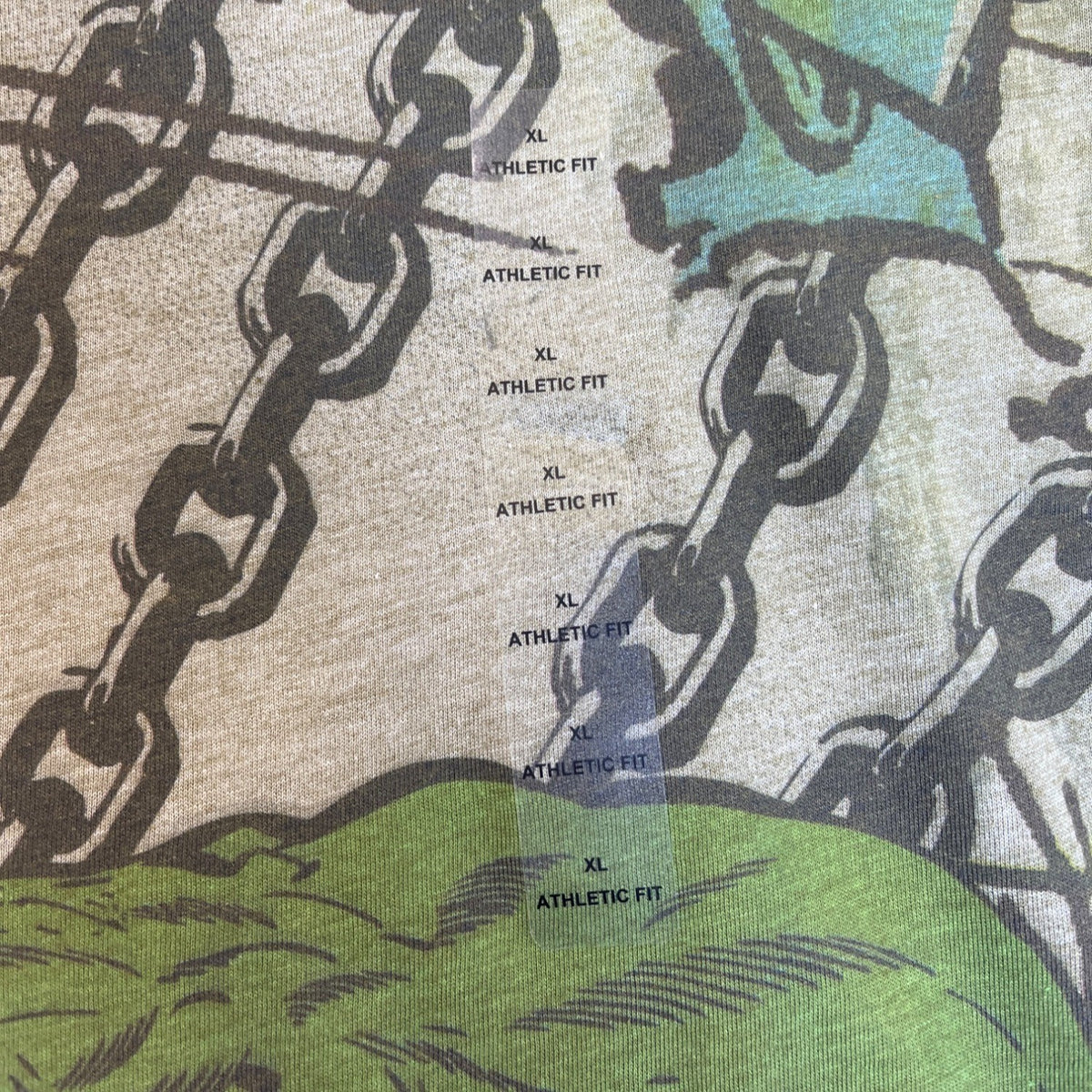 Marvel Comics Hulk Graphic Tee Green Athletic Fit Unisex Size XL