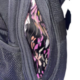 Vera Bradley Women’s Black Nylon Floral Lining Adjustable Straps Backpack