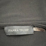 Ivanka Trump Womens Black Wrap Dress Tie Waist Sleeveless Sz XS