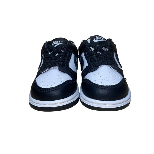 Nike Toddler Black & White Leather Lace-Up Athletic Shoes Size 4C