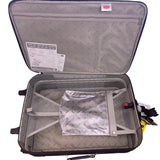 Olympia Elegance Black Free hand Hook Strap Power Handle Wheeled Travel Luggage