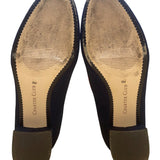 Charter Club Women’s Navy & Red Bow Detail Slip-On Block Heel Loafers Size 8M