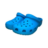 Crocs Unisex Blue Lightweight With Ventilation Holes Slip-On Clogs Size M9 W11