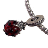 Pandora Womens Silver Tone Bracelet With Ladybug Charm S925  ALE