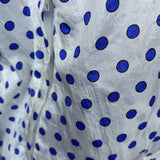 Ellesse Womens Blue Polka Dot Tracksuit Set Nylon Polyester Cotton Size 3