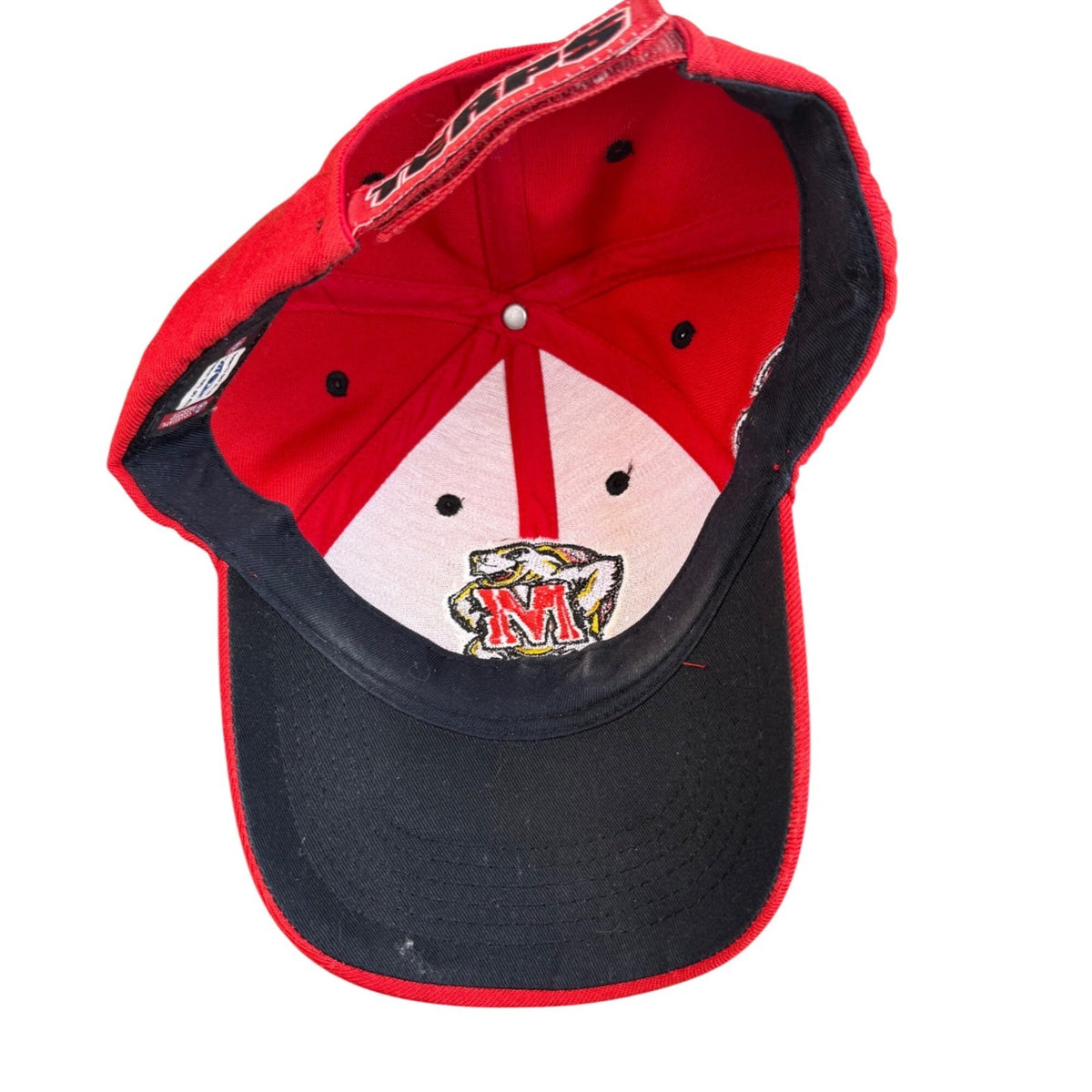 Top Of The World Red Maryland Terrapins Adjustable Baseball Cap