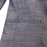 Esprit Womens Blue & Gray Single Breasted Blazer Career Jacket Size 8 